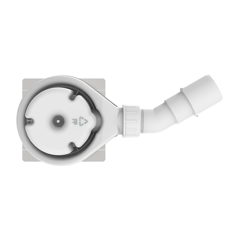 abs base anti odor square drains bottom siphon structure