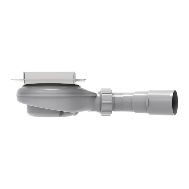 abs base shower drain anti odor side profile with horizontal outlet