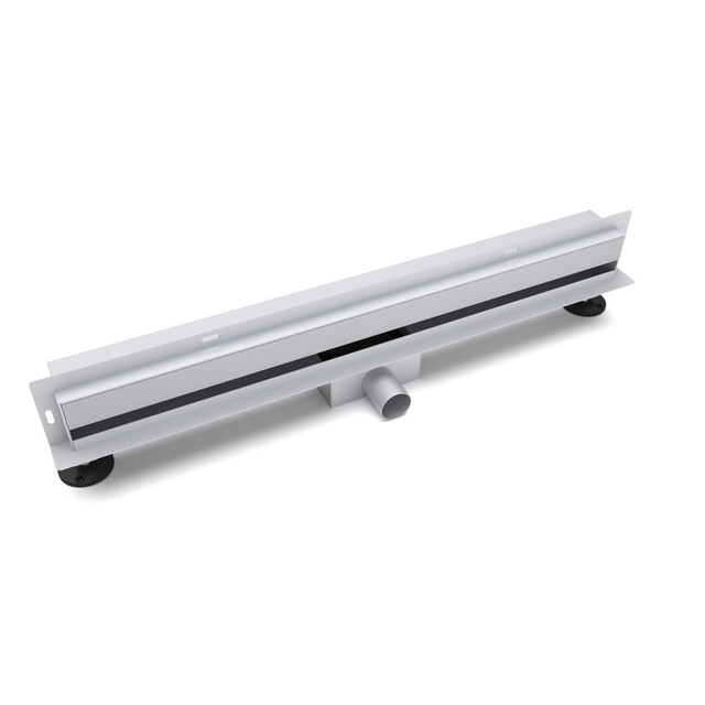 Linear wall drain brushed stainless finish 304 stainless drain for wall installation