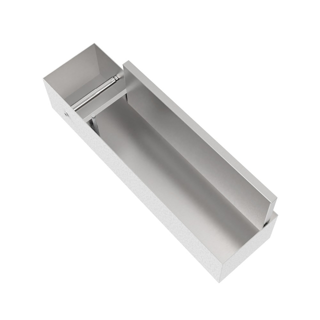 Space-saving built-in wall toilet paper holder and concealed brush storage unit made of 304 stainless steel