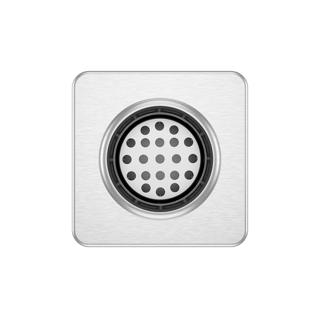 Dry siphon vertical drain anti odor system