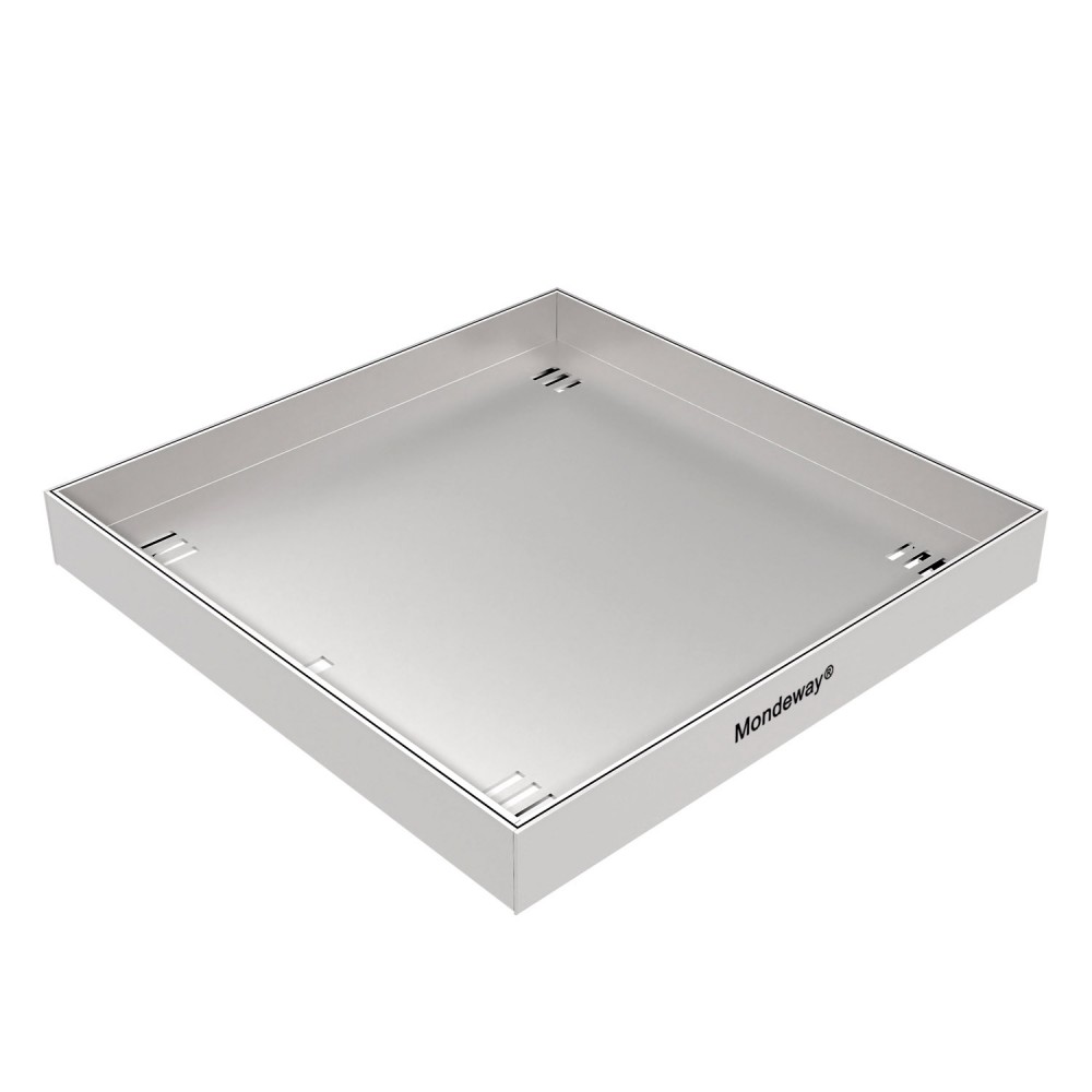 Stainless steel pool skimmer drain square lid for swimming pool drainage