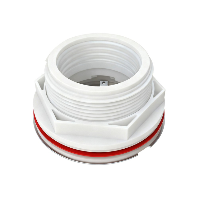 abs channel drain base featuring silicone gasket for round outlet connection