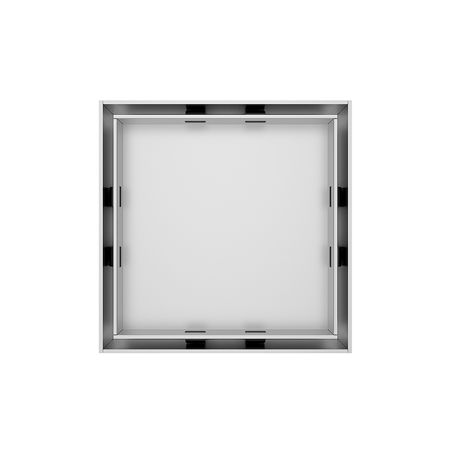 stainless steel square shower drain flat top surface design