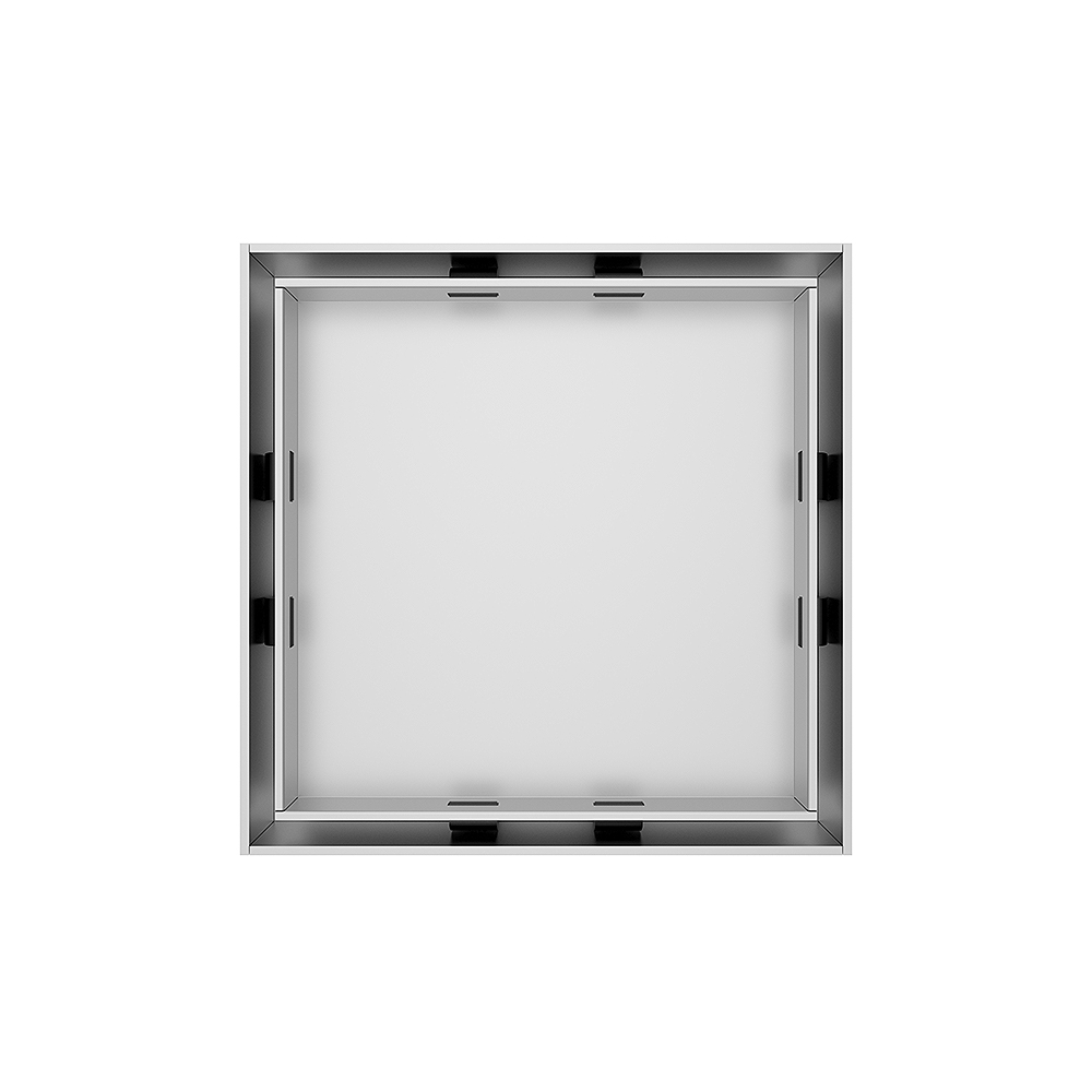 stainless steel square shower drain flat top surface design