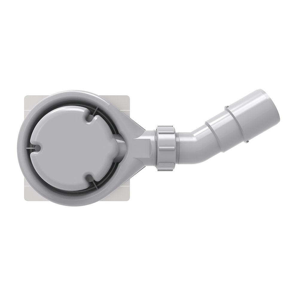 abs base shower drain anti odor bottom structure with wet siphon