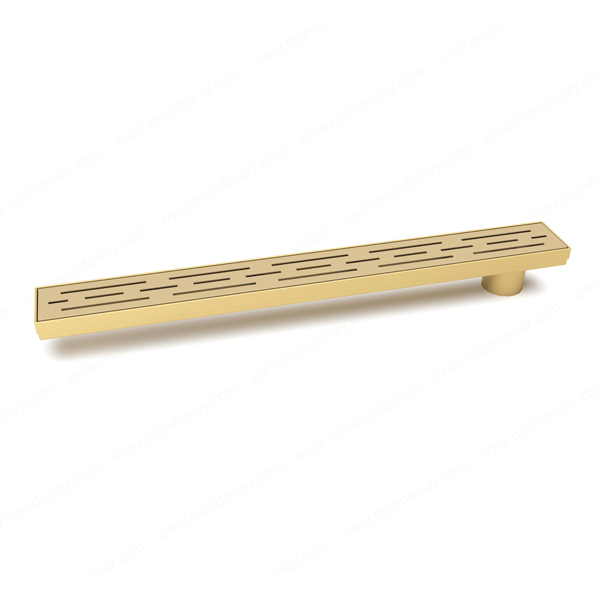 Ss channel drain with side outlet used for modern shower floor