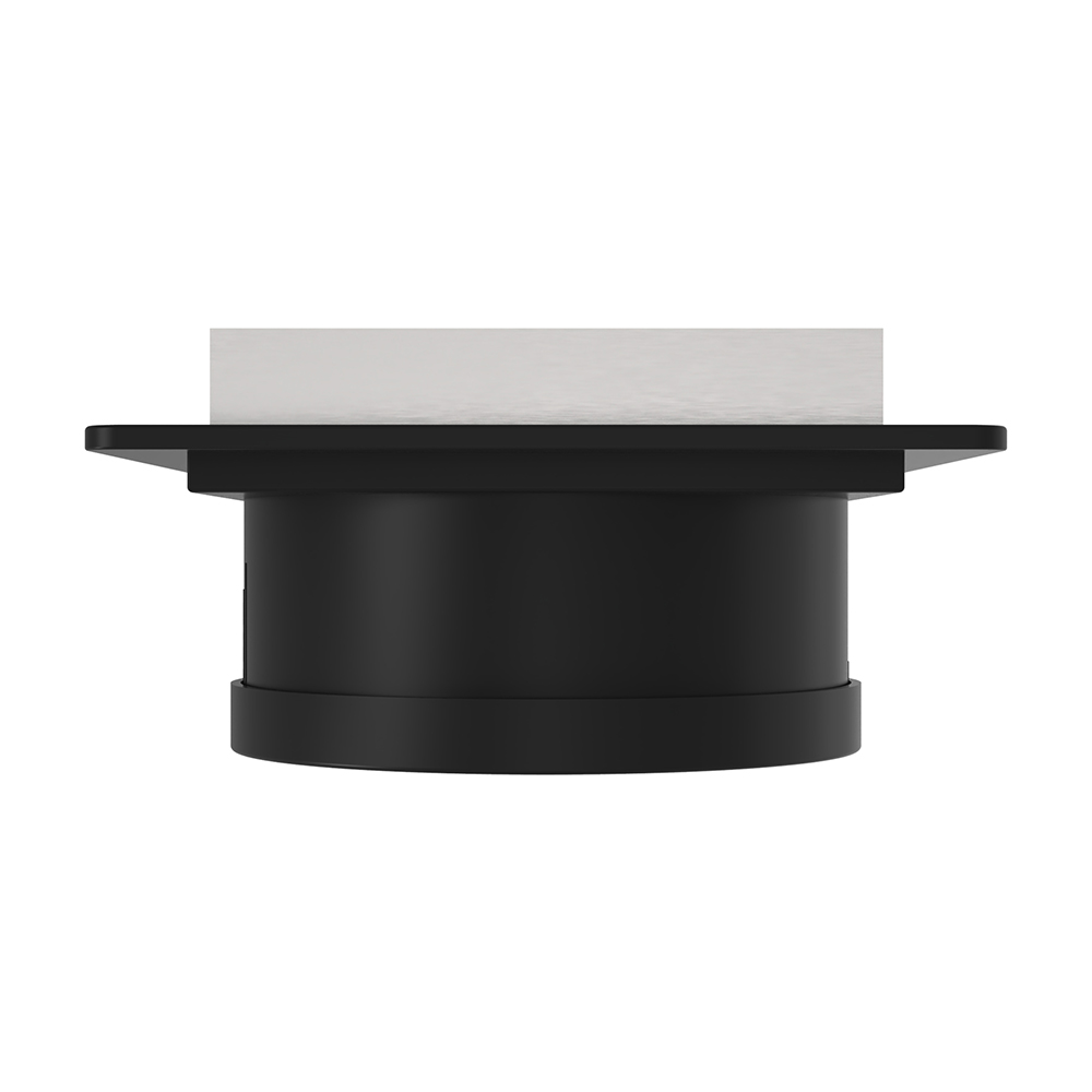 Low profile shower drain with HDPE base and compact height