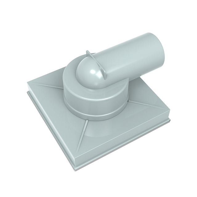 abs shower drain square back pipe connection with siphon