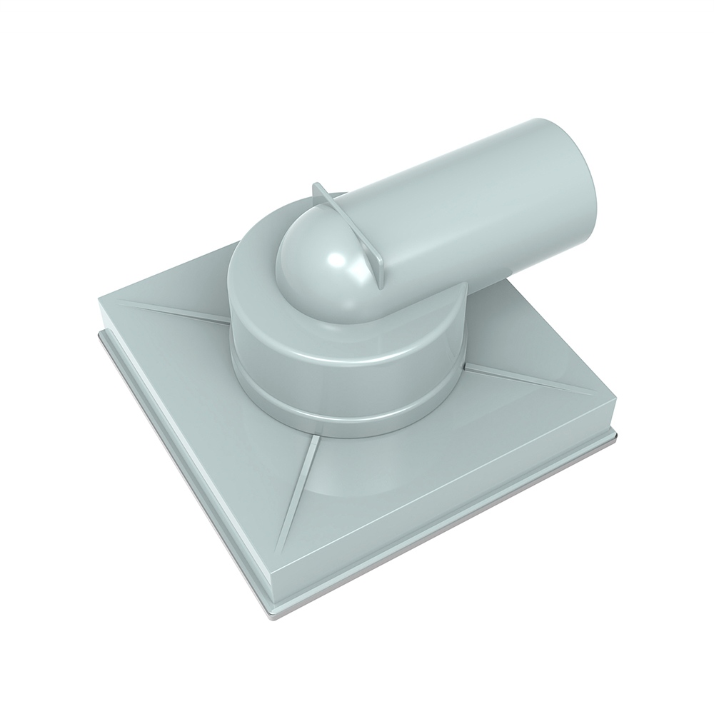 abs shower drain square back pipe connection with siphon