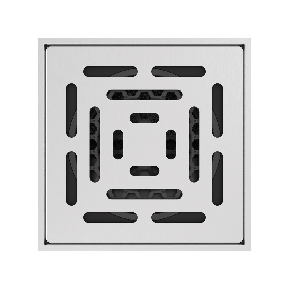tile floor drain abs shower drain with SS304 grate pattern detail