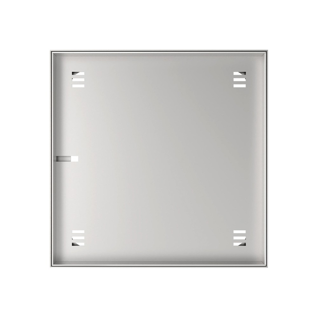 Swimming pool drain top surface with stainless steel skimmer assembly