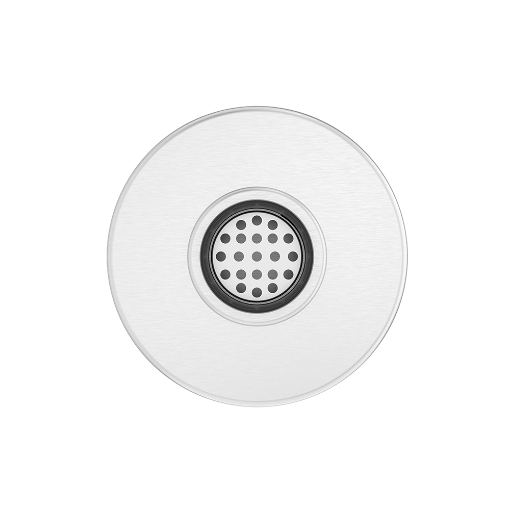 vertical outlet core of round drain 150&times;150mm stainless steel shower drain