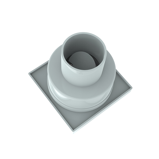 Vertical outlet floor drain plastic ABS structure with round outlet
