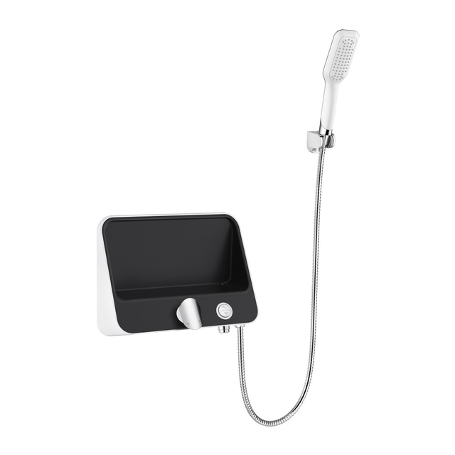 Handheld shower set with shelf