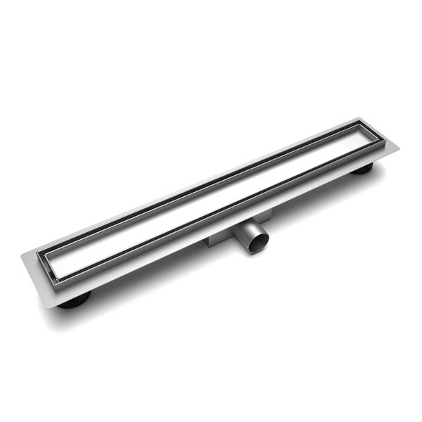 stainless steel shower drain with tile insert grate design
