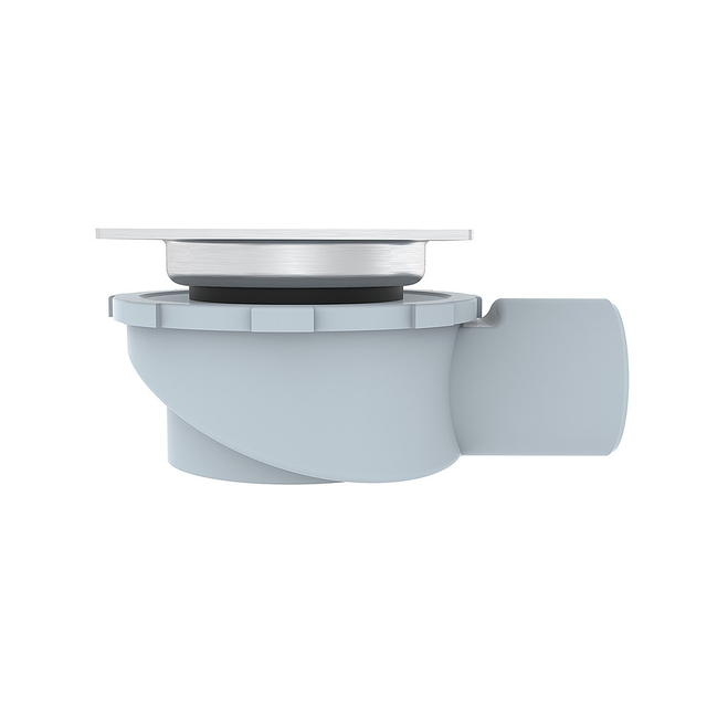 360&deg; rotatable siphon square shower drain front outlet structure