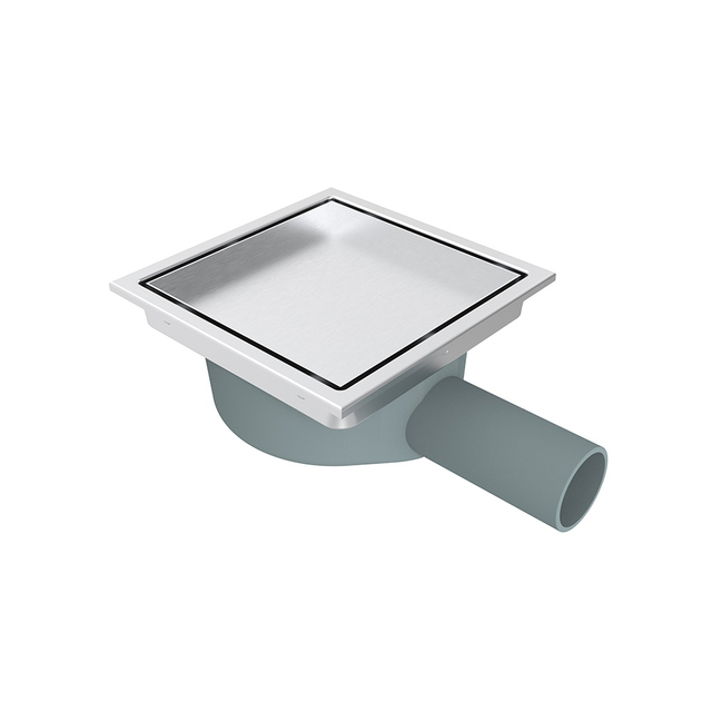 floor drain square with tile insert stainless steel cover
