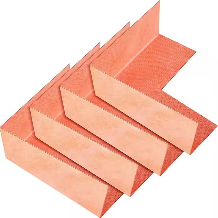 Polyethylene inside corner pack for waterproofing
