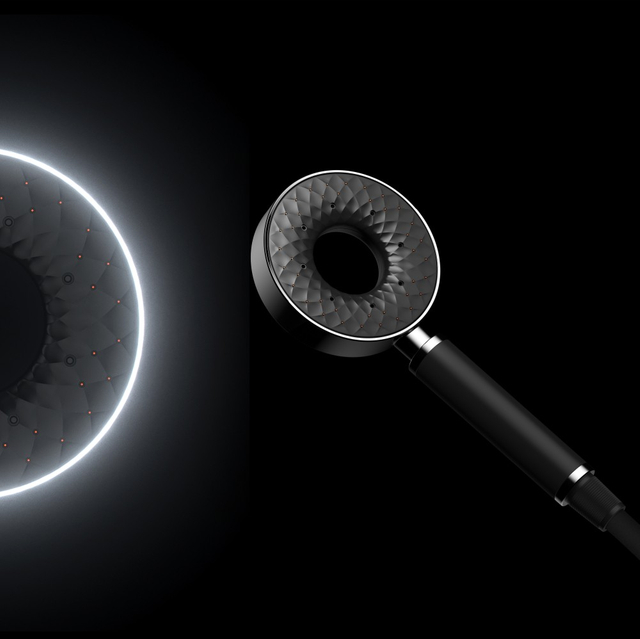ring design handheld shower head detail for thermostatic shower panel