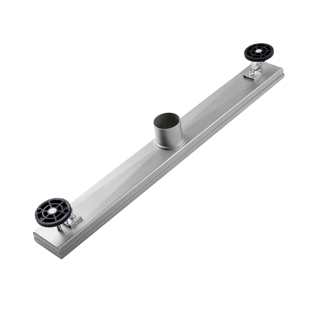 Wedge wire drain stainless steel linear drain vertical bottom outlet