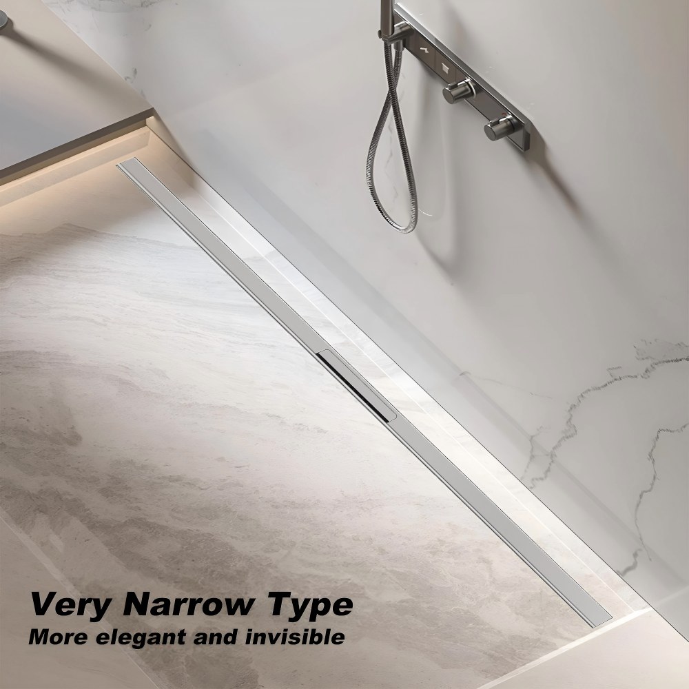 Horizontal shower drain back outlet with PP siphon and anti-odor structure