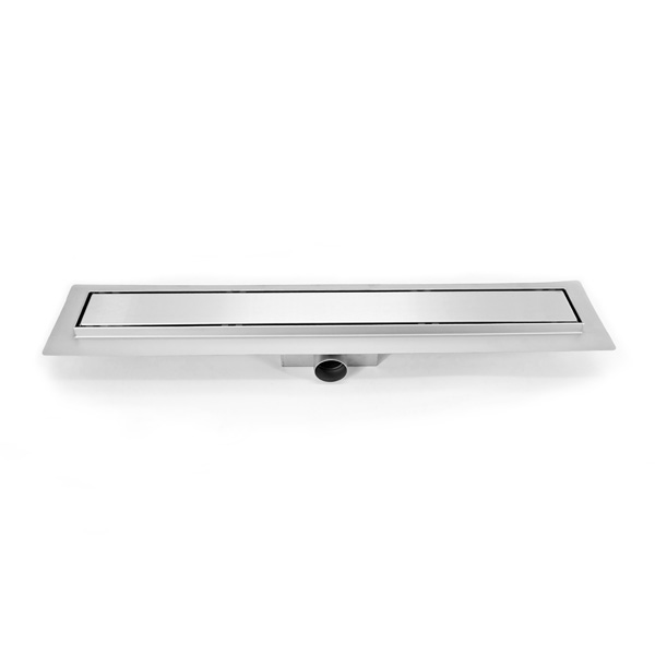 linear tile shower drain with tile insert channel