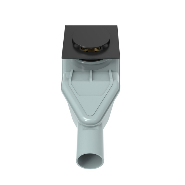 ss shower drain pop up drain front outlet and base structure