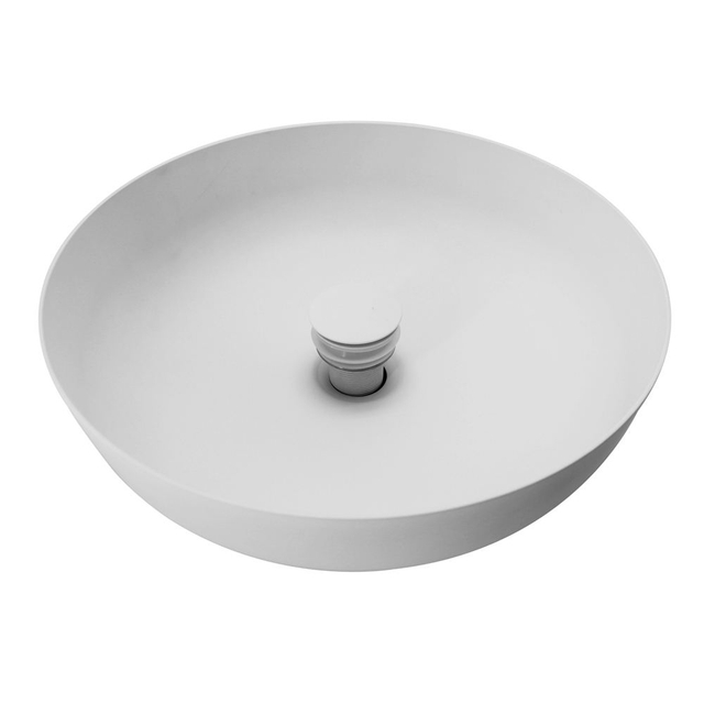 White round vessel sink stainless steel round sink with smooth interior bowl surface