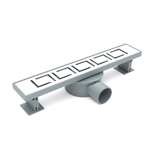 Mirror polished stainless steel 2 inch shower drain kit easy to clean