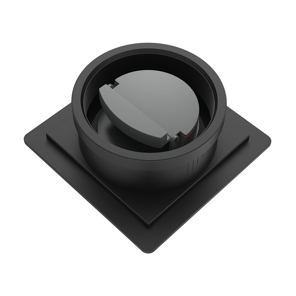 HDPE base high flow shower drain with vertical outlet structure