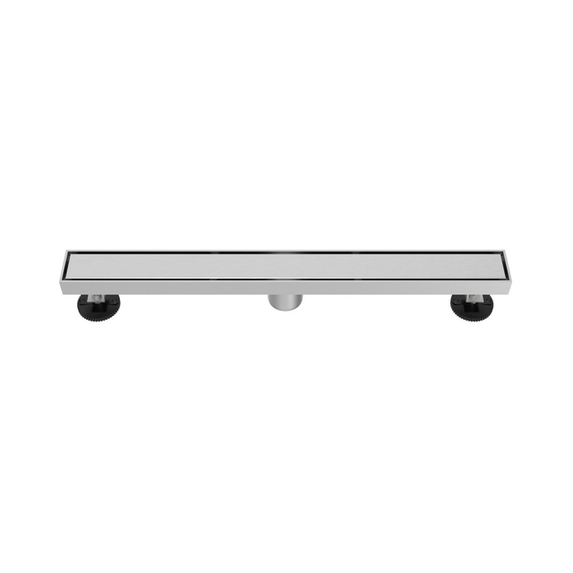 Brushed SS304 linear shower drain tile insert grate channel for wet room drainage