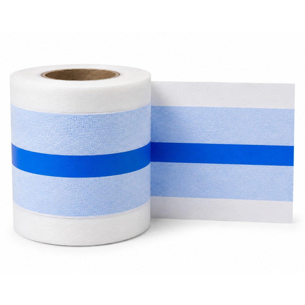 Micro view of mesh fabric laminated TPE waterproofing joint tape texture