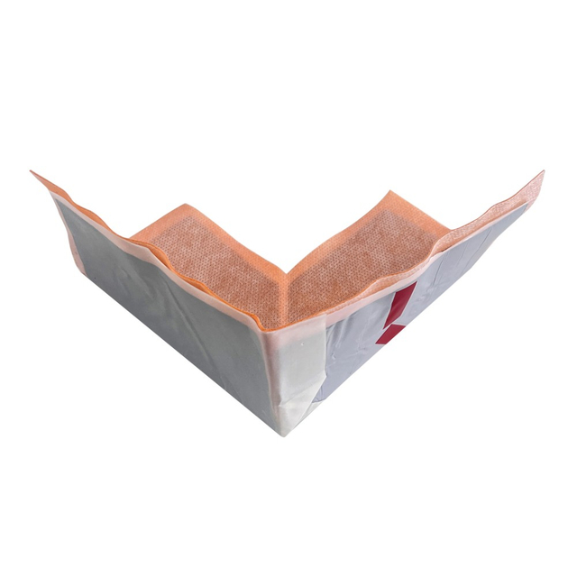 90-degree outside corner waterproof membrane for structural joint sealing