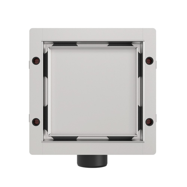 Top layout of tile insert shower drain square