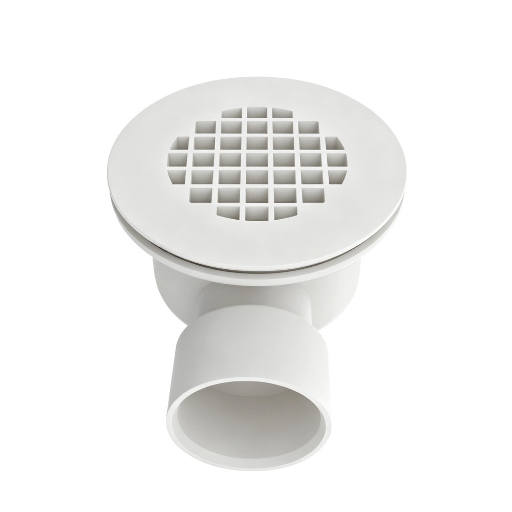 PVC shower drains with 56.2mm horizontal outlet