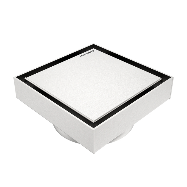 Fully assembled Mondeway 6 inch square shower drain unit