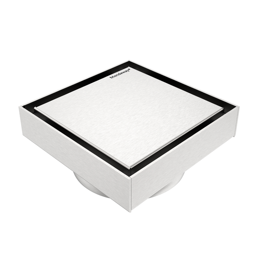 Fully assembled Mondeway 6 inch square shower drain unit