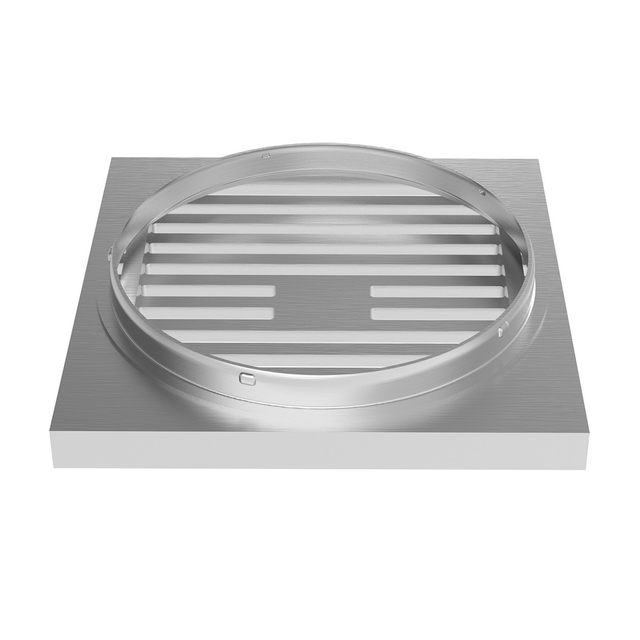 Underside collar layout of vertical drains for direct floor waste discharge