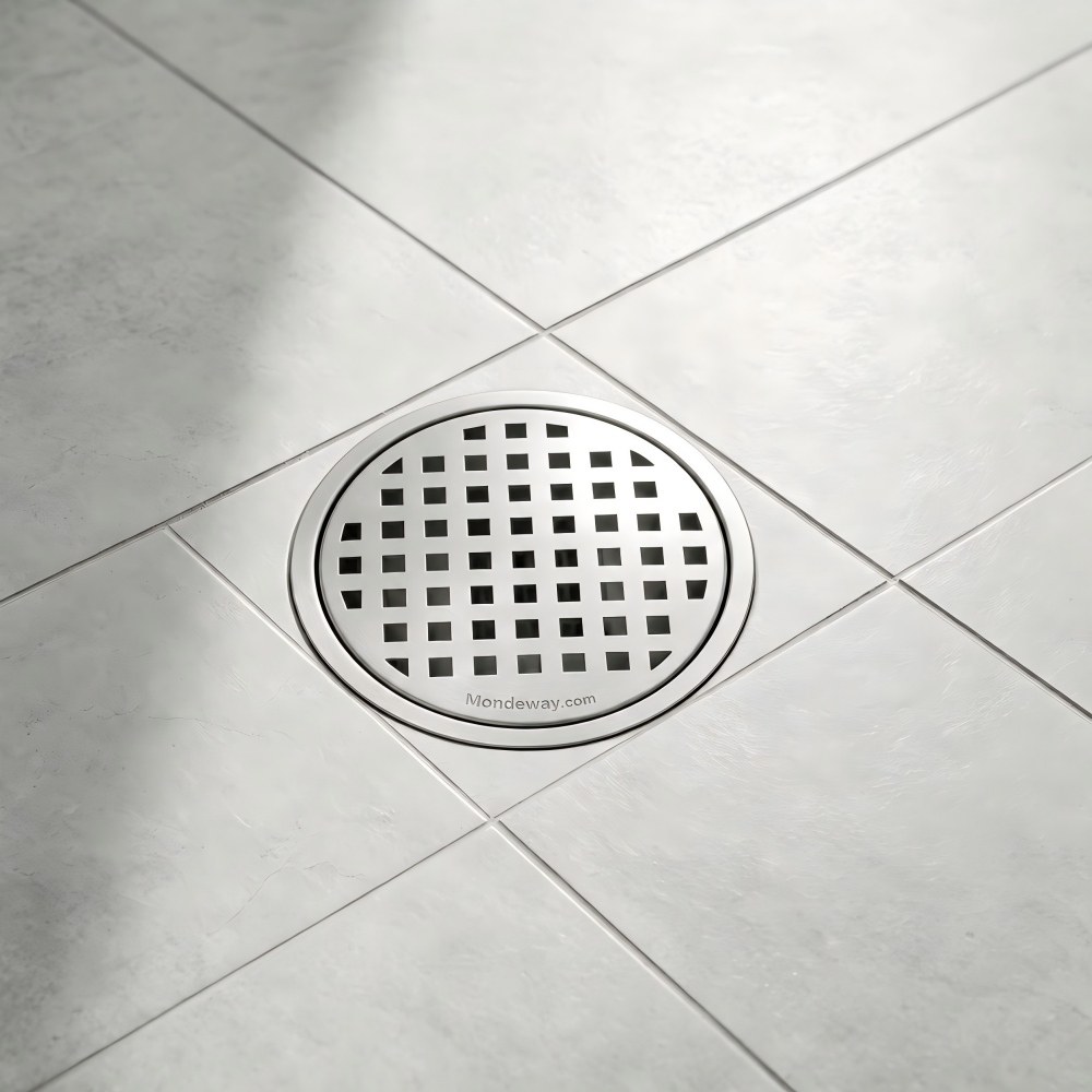 Modern Bathroom Round Shower Floor Drain
